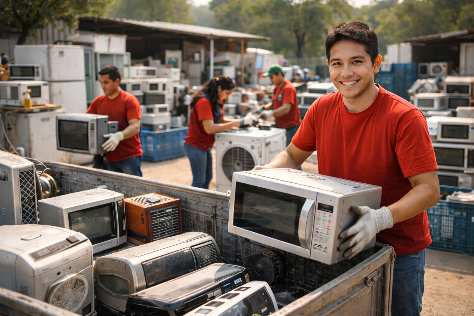 Reciclar artefactos electrodomésticos: una acción solidaria que genera impacto